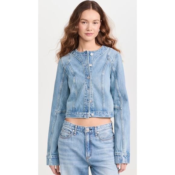 NEW ReDone Seamed Tailored denim jacket size large